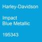 Preview: Harley-Davidson, Impact Blue Metallic, 195343.